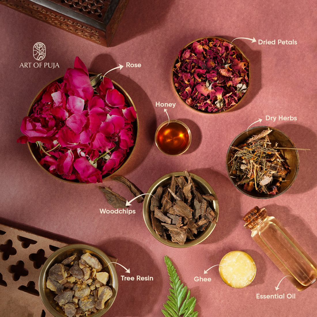 Rose Handcrafted Incense Sticks. Riddhi ( रिद्धि )