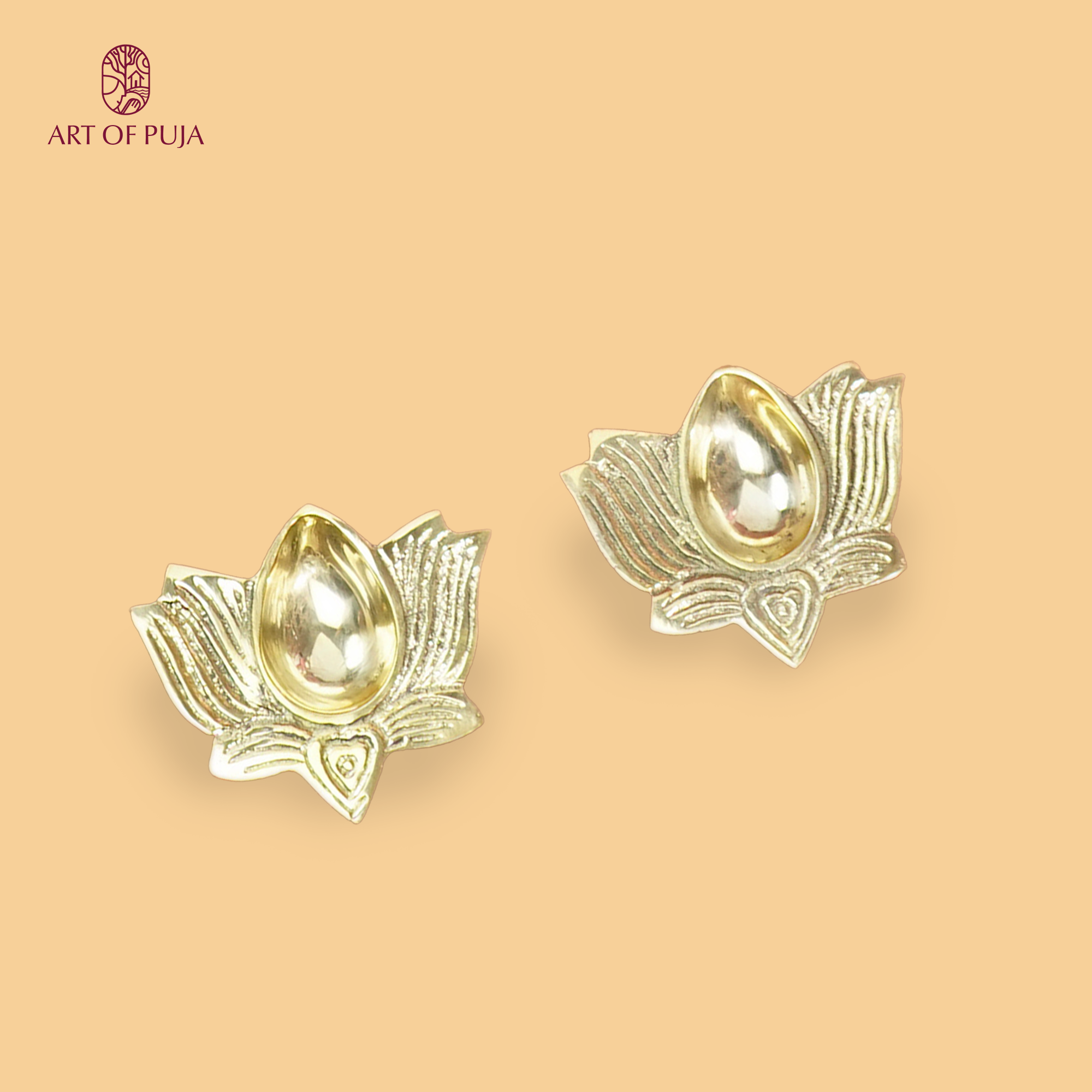 Handcrafted Brass Laxmi Diya – Symbol of Prosperity, Light & Divine Energy | 100% Pure Brass | Made by Indian Artisans