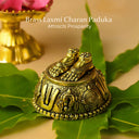 Brass Laxshmi Charan Paduka – Divine Symbol of Protection & Devotion