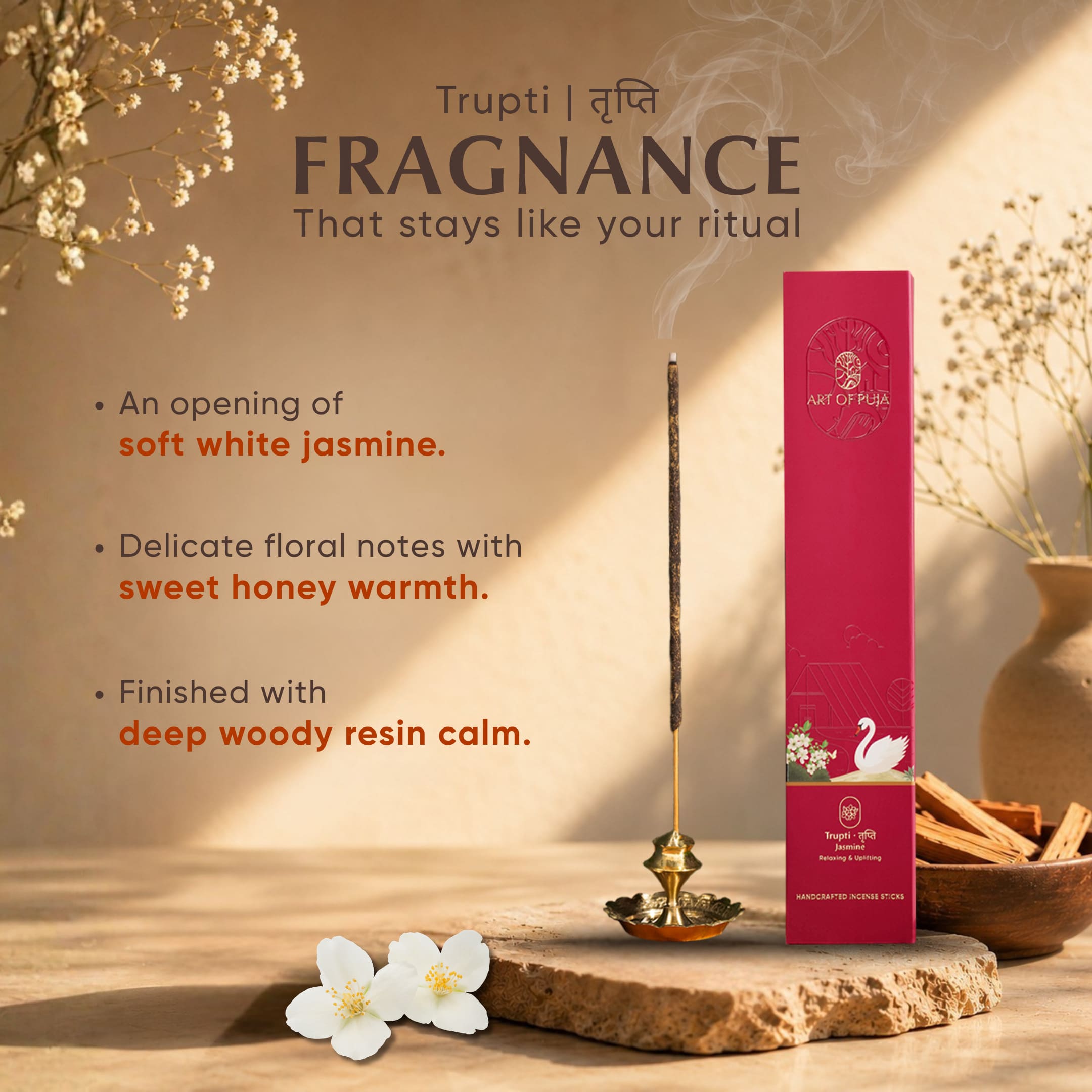 Mood Lifter Combo (Pack of 3) | Rose (Riddhi), Jasmine (Trupti) & Kasturi (Siddhi)