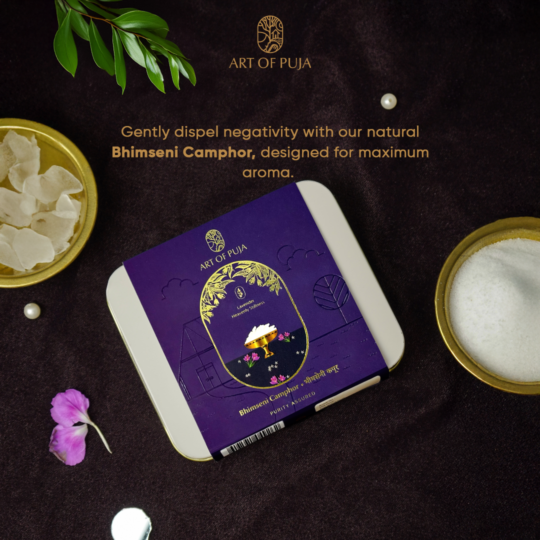 Bhimseni Camphor – Lavander Infused