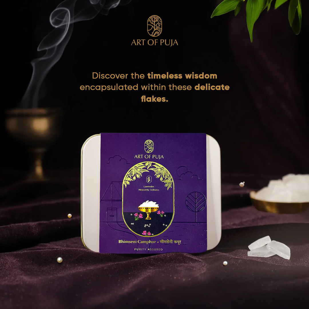 Bhimseni Camphor – Lavander Infused