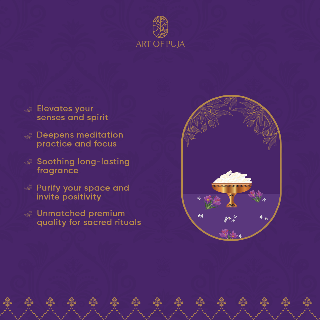 Bhimseni Camphor – Lavander Infused