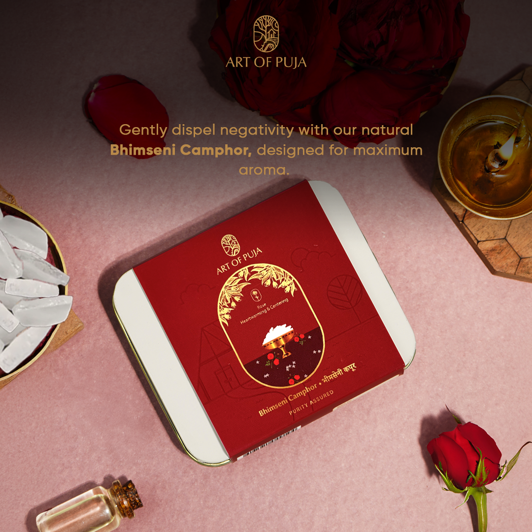 Bhimseni Camphor – Rose Infused