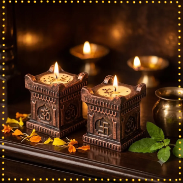 Vrinda – Tulsi Pot Candle | वृंदा